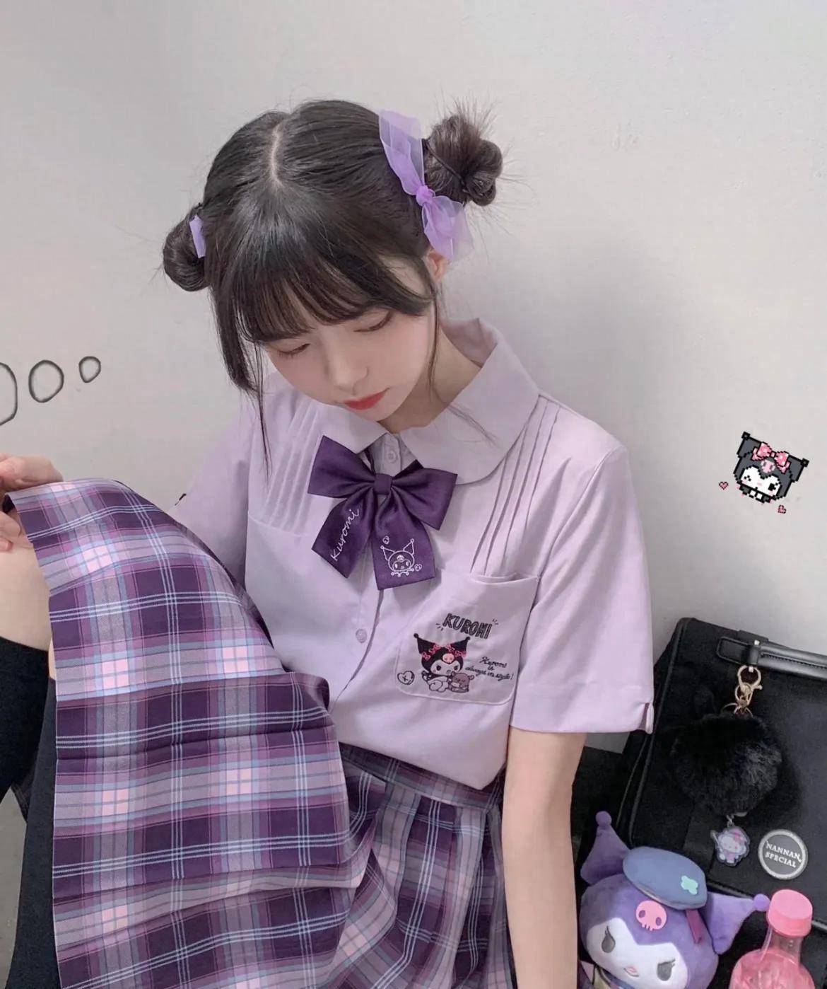 日常穿jk制服适合什么发型?