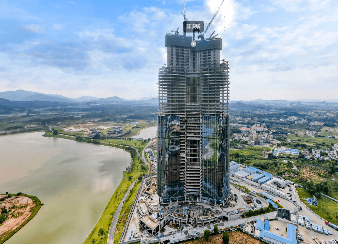 黄埔新地标!知识塔进度刷新!预计25年竣工,片区价值将拔高!_项目_广州