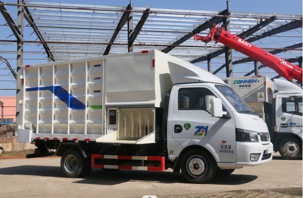 园林物料粉碎车封闭式运输,减少二次污染_废弃物_过程_传统