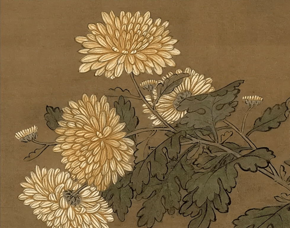 吕纪《桂菊山禽图》鉴赏_局部_写意_花鸟画家