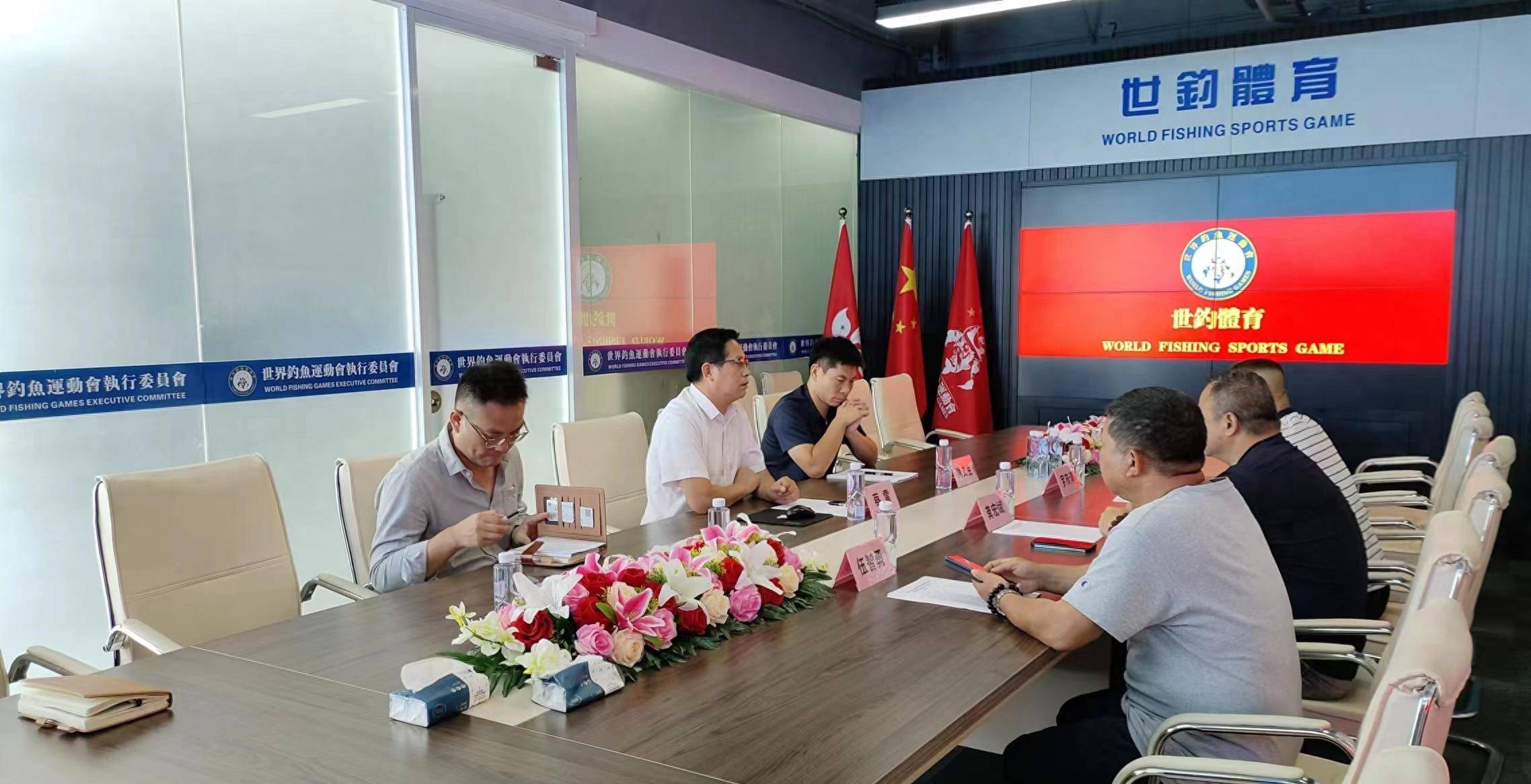 广西壮王集团考察世钓体育_运营_合作_双方