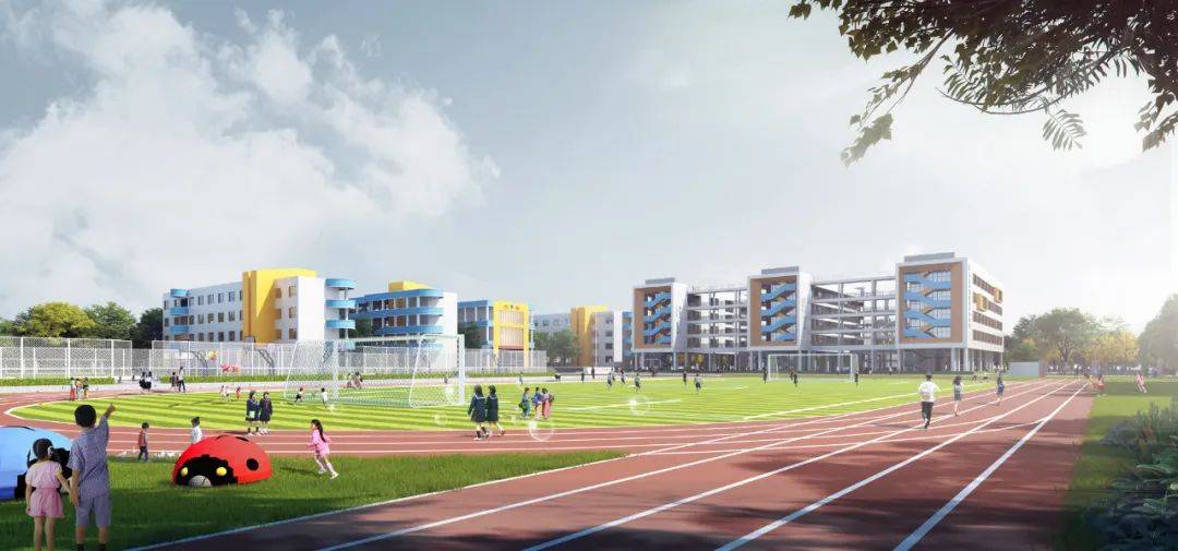 东莞市横沥镇中心小学扩建工程一期教学楼预计年底竣工_教育_施工