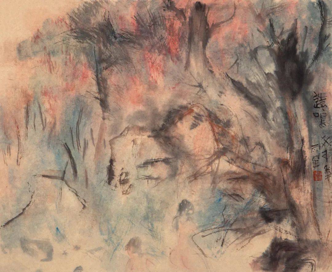 水墨四季 · 当代 |雨鹤作品笔道稳健,中和之气息朴面而来_中国画研究