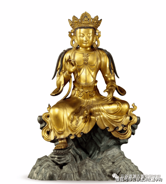 史上最贵铜鎏金佛像，1.26亿明宣德御制铜鎏金自在观音坐像_手机搜狐网