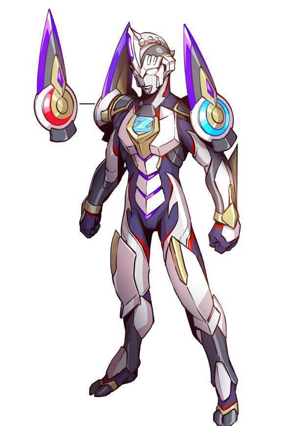 黑田朝生绘制泽塔最强形态,手持蛇心剑和圣剑,捷德又成融合素材_感觉