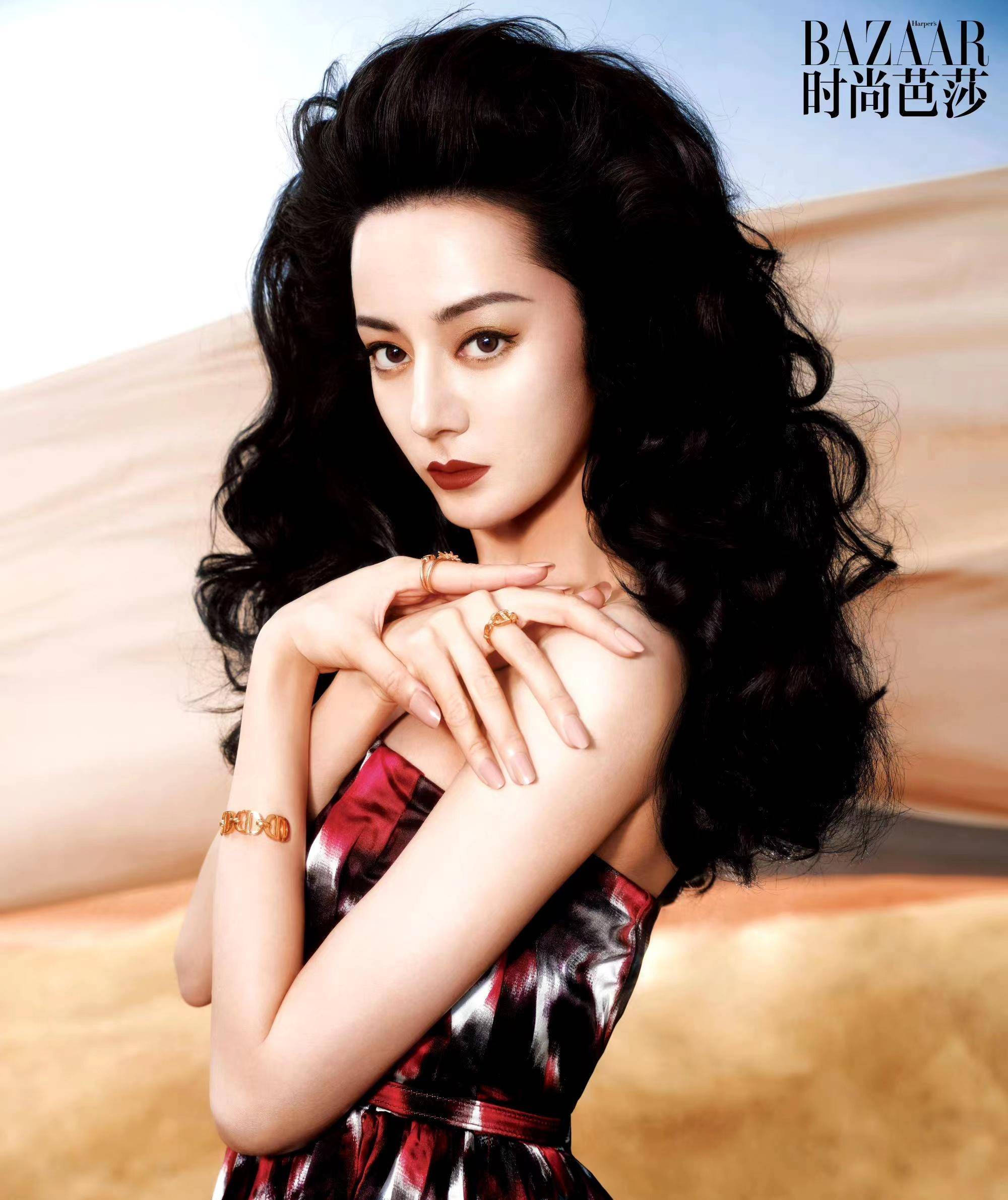 煤球,豹纹裙神似,魅力入骨_迪丽热巴_时尚_衬衫