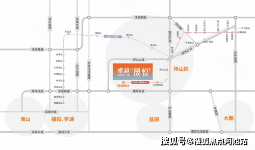 荷坳地铁站(3号线)1)未来项目内部19号线(规划中)3站即达14号快线锦龙