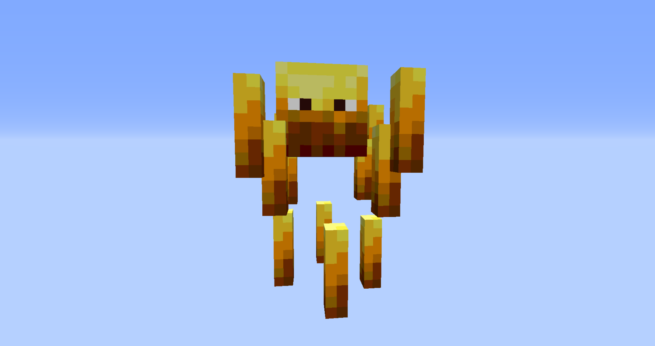 既然明白了烈焰棒的来历,其实也就能理解《我的世界》烈焰人这种生物