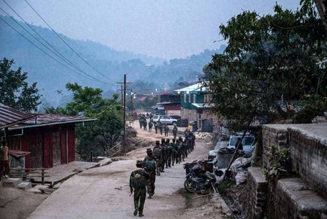 缅甸2020年内战图片