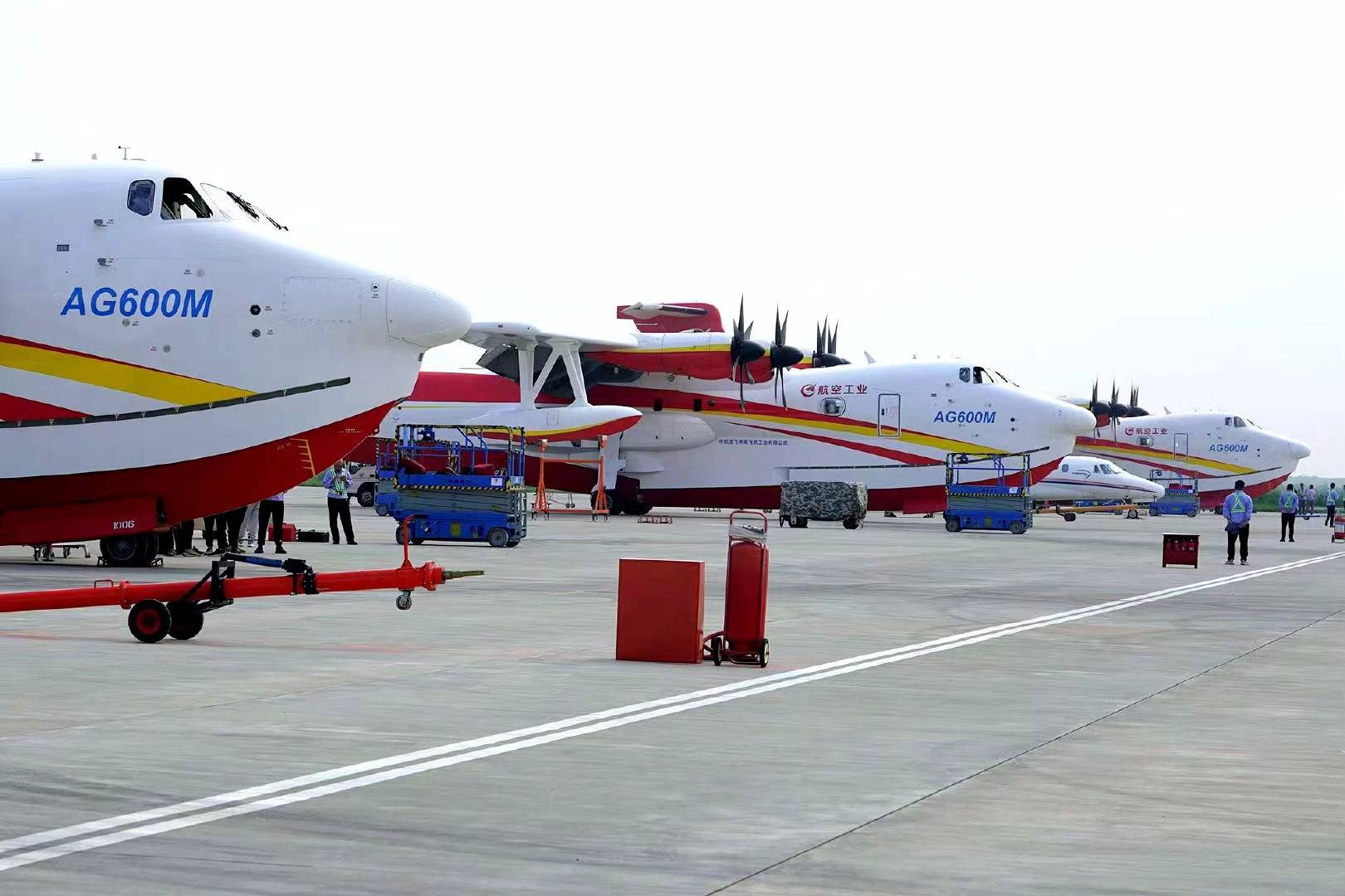 ag600m是在第一批ag600研制基础上的最新优化型,采