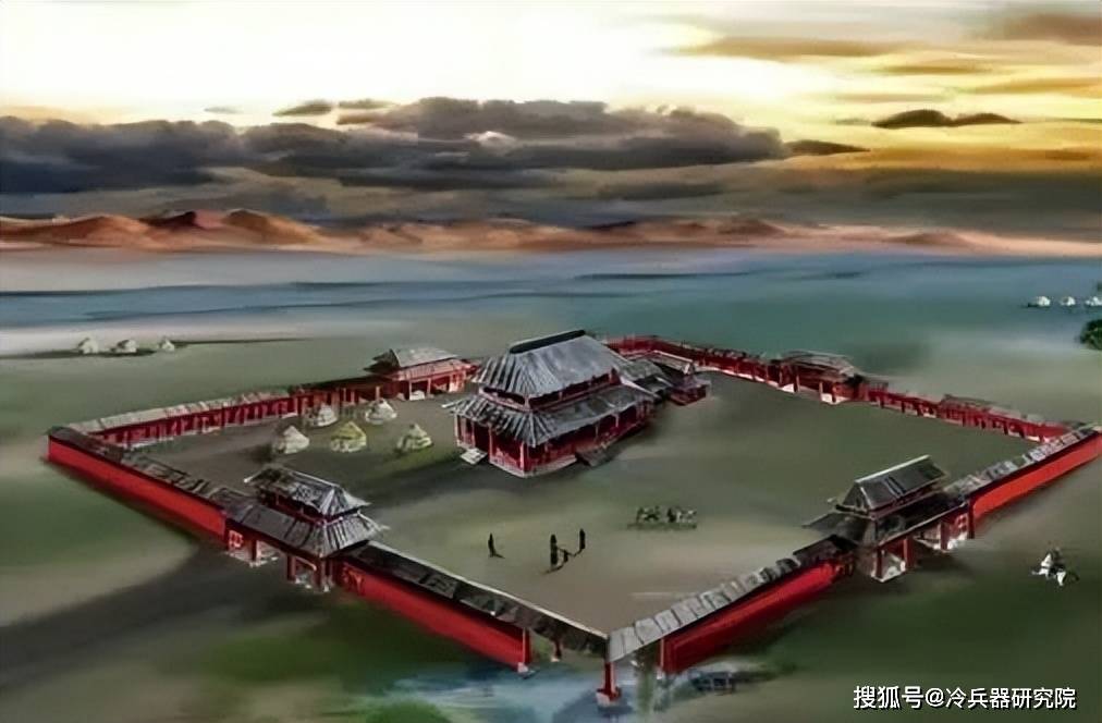 瓜杜沃城址的复原,可以看到浓郁的汉风参考书目:1.萨仁毕力格.