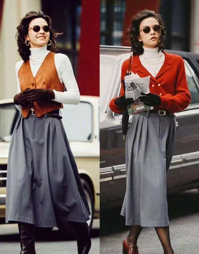 1.港式复古风的穿搭技巧1.