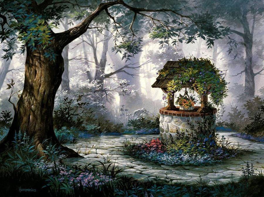 美国画家michael humphries风景画_自然_画作_给予