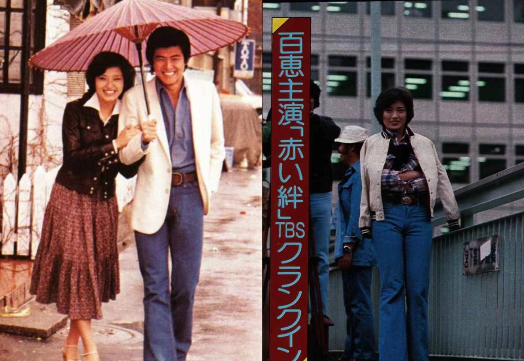 在昭和时代,"山口百惠"还盛行秋装,简约却又美丽又优雅_时尚_风格