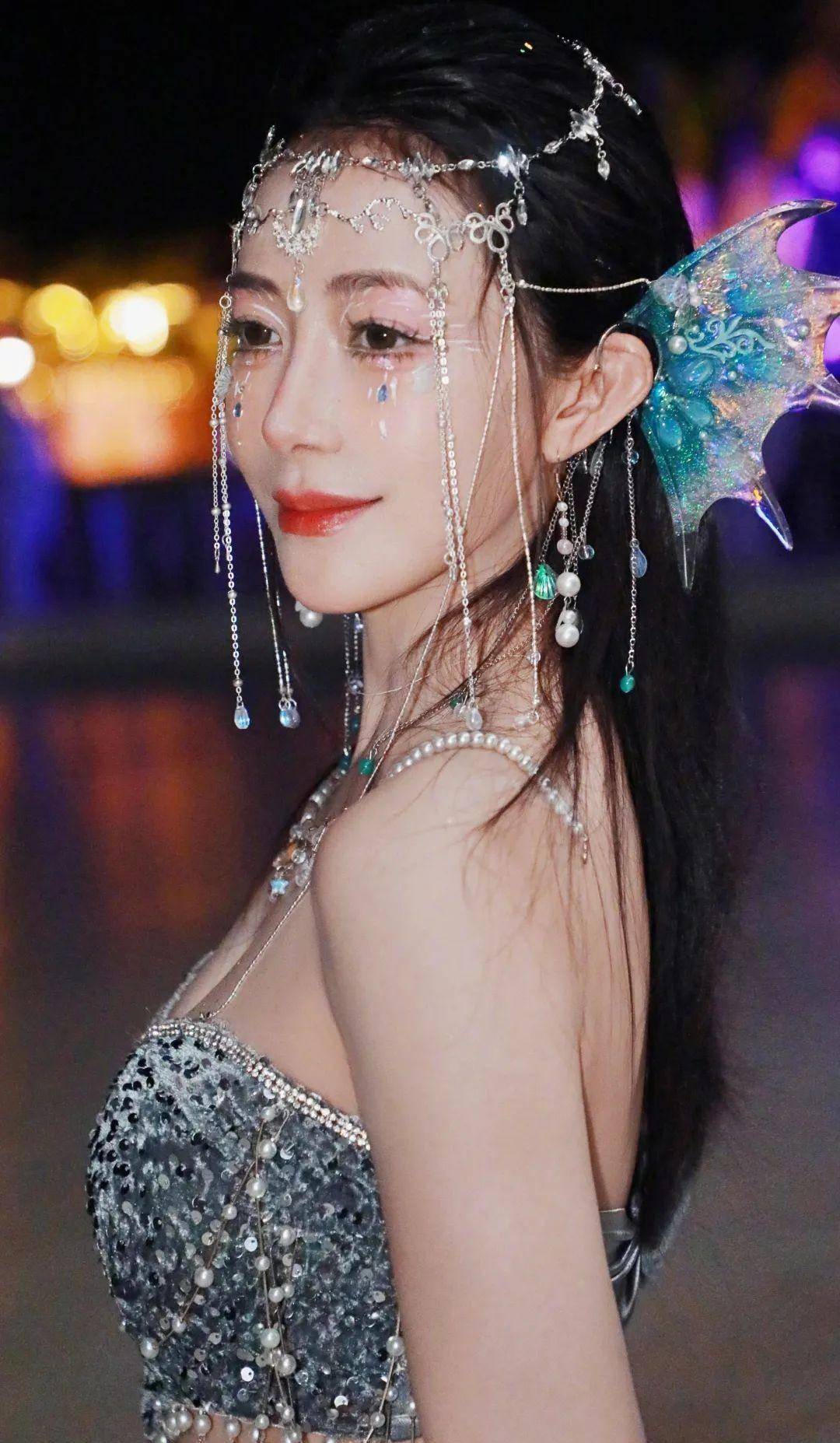 陈紫函性感写真化身人鱼公主,浪漫美丽又迷人_表演_造型_魅力