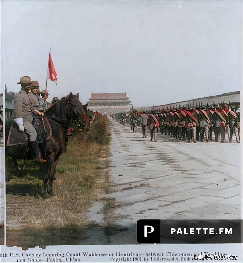 奇耻大辱:1900年8月28日八国联军紫禁城阅兵游行老照片合集