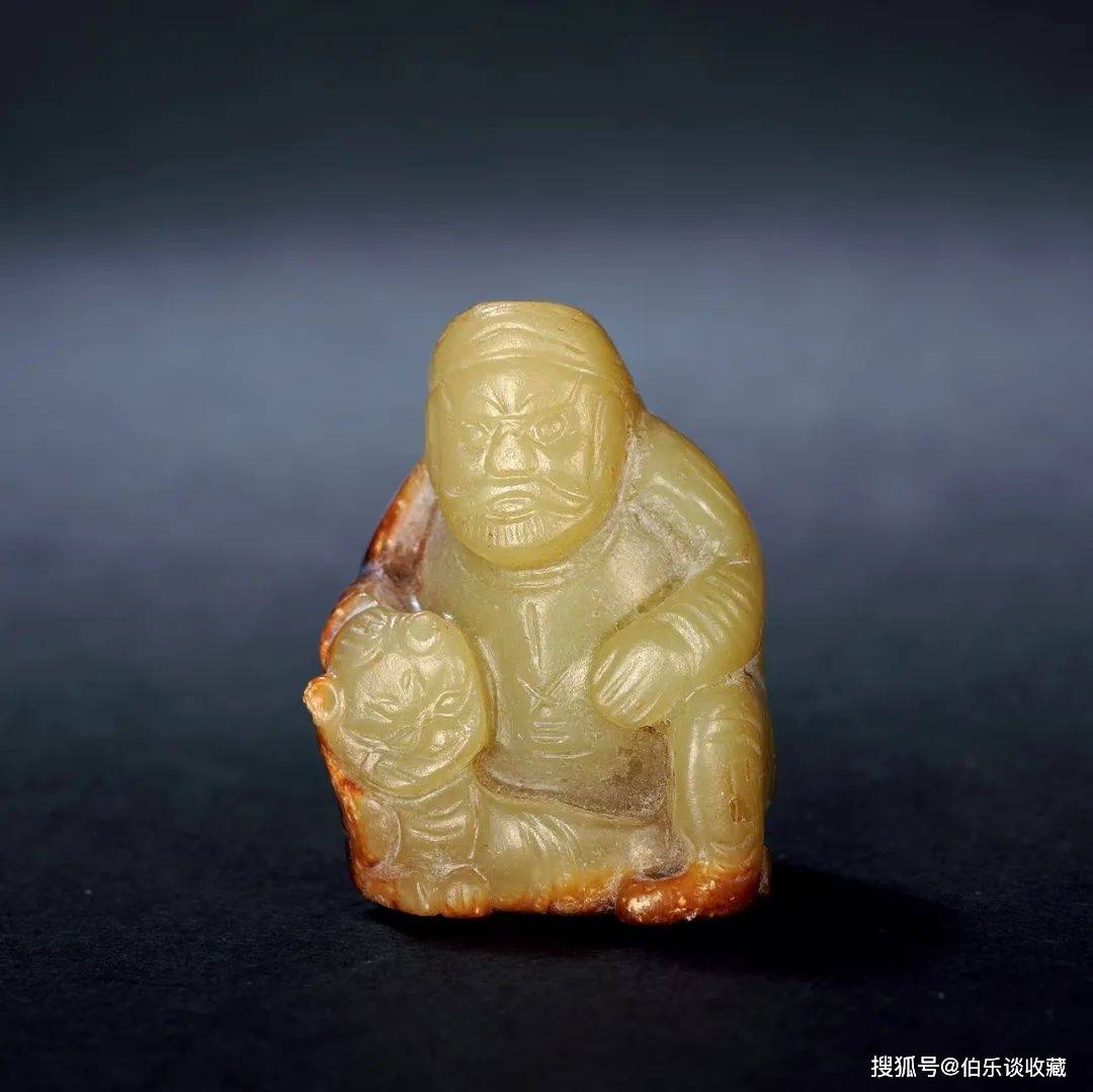 lot 1424清 黄玉胡人坠l:4 cm起拍价:无底价起拍lot 1434清 白玉海屋