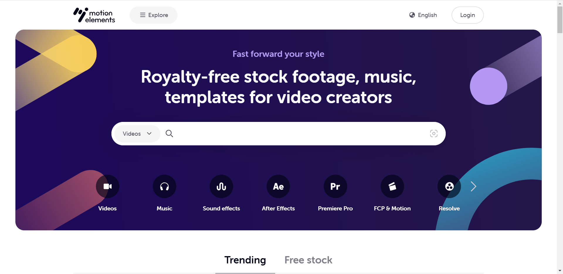分享热门创意短视频素材下载网站资源_寻找_artgrid_鱼网
