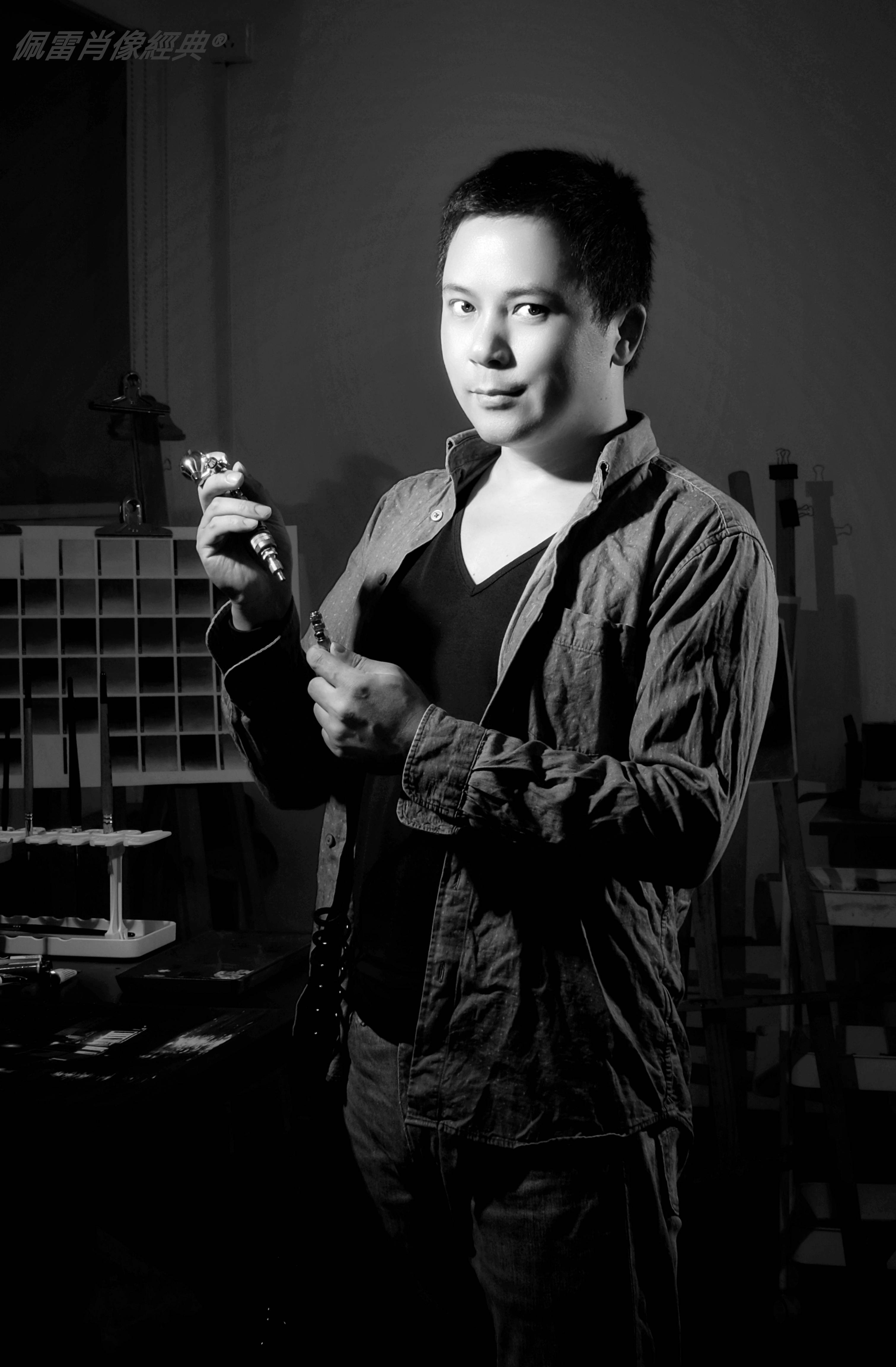 人物肖像:潘源,现代水彩画家,2023年_广西_美术_系列