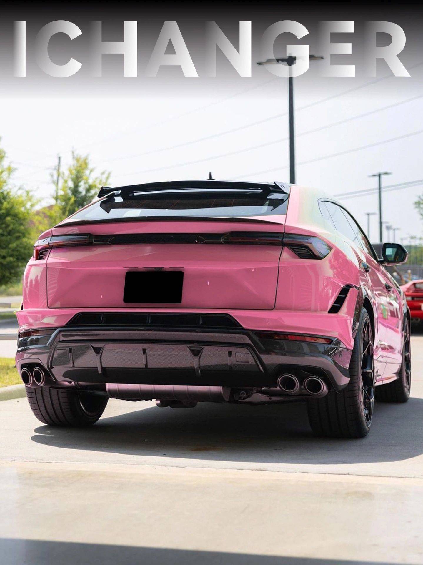 兰博基尼icr改色膜月野粉,又甜又辣的气质谁懂啊~_搜狐汽车_搜狐网