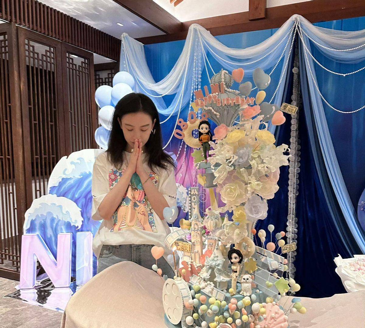 倪妮生日穿中国风,真漂亮,还爱珍珠!_风格_造型_休闲