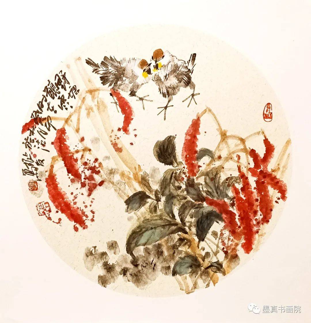 李根友花鸟画图片