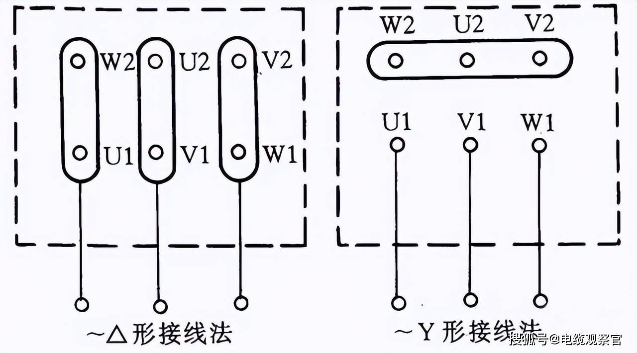 丫一△实物接线图图片