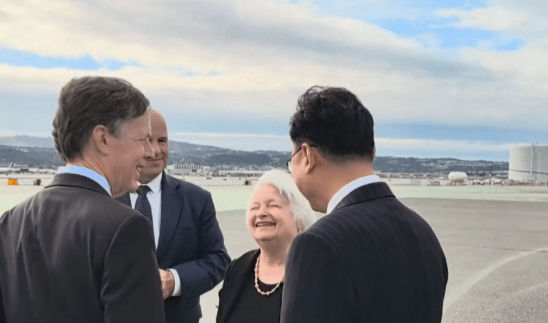 中方专机抵达旧金山,拜登提前放风:将努力改善中美关系_会晤_中国