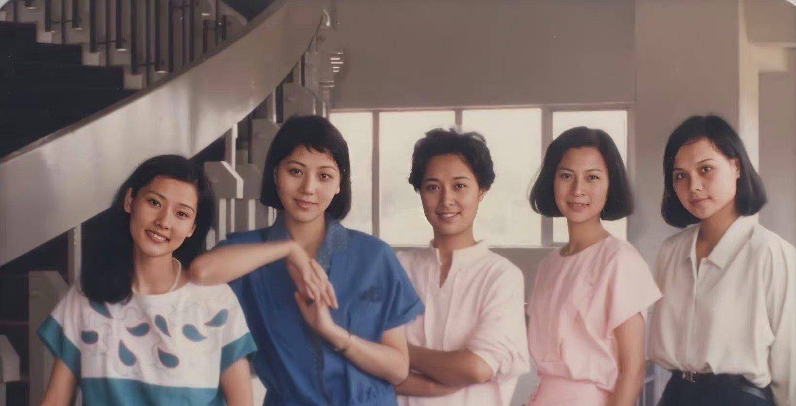 他们是20岁的茅威涛,19岁的何赛飞,20岁的董柯娣和20岁的何英和,而