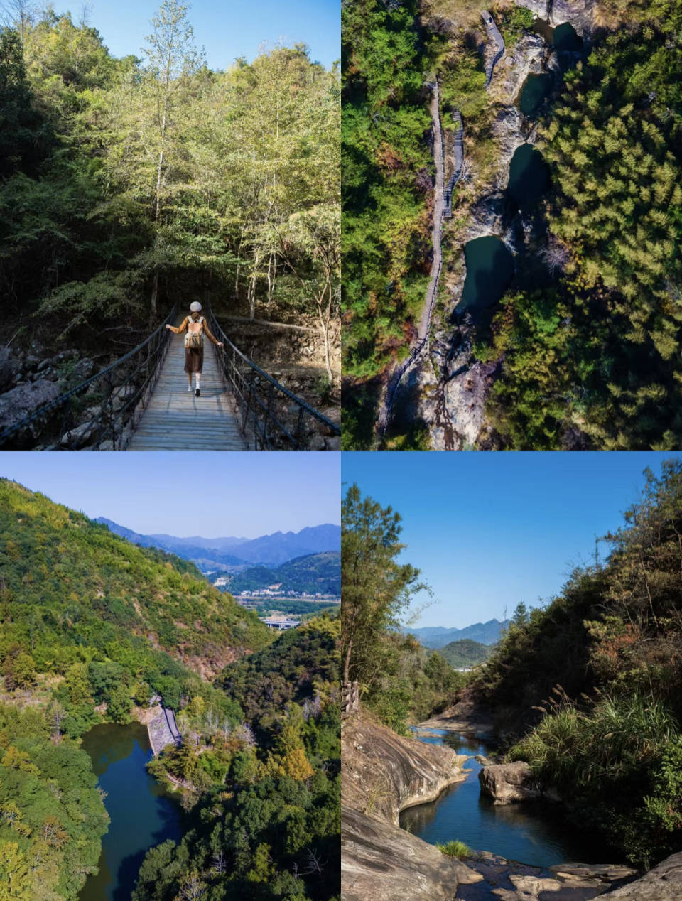 图 温州文旅资讯游览瑞安花岩国家森林公园,九珠潭景区,你会发现山林