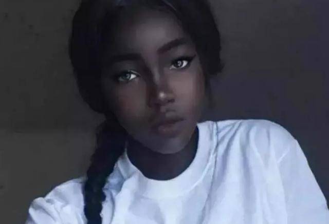 被称"最美黑人女孩",因颜值太漂亮,家人不敢让她独自出门_lolita_未来