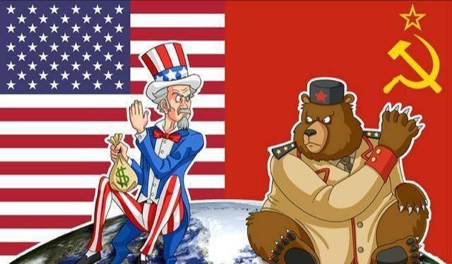 在美国人眼里,苏联就像一只雄踞在欧洲的北极熊一样凶神恶煞,甚至还被