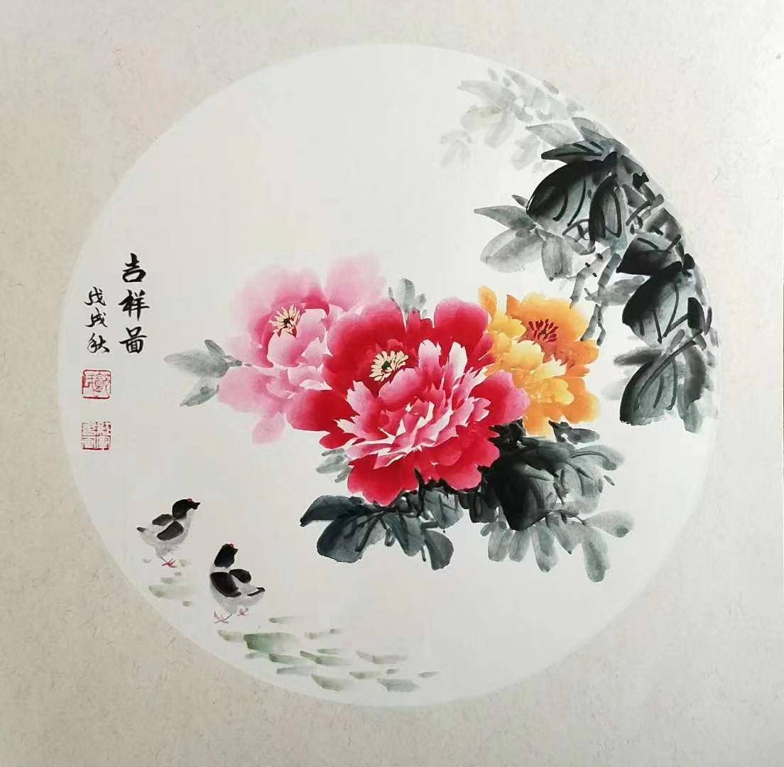 郭红军老师书画双修,书法作品厚重典雅,行云流水,苍劲有力,洒脱飘逸