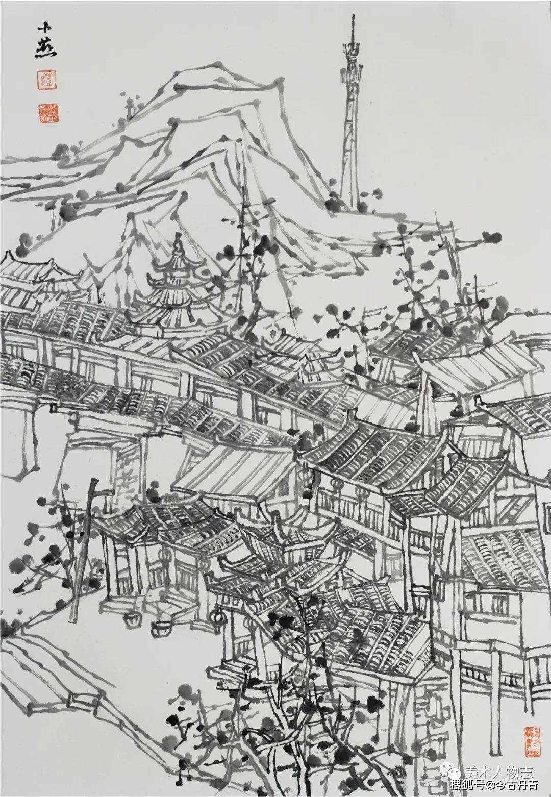 在侗寨行走——向少华,邓小燕,姚茂辉写生游记_生活节奏_文化_画笔