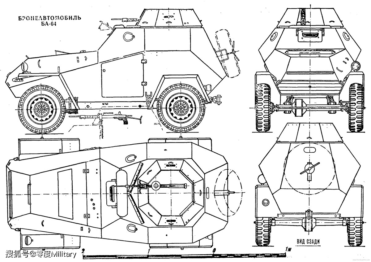 不寻常的外观与合理的设计:苏联ba-64轻型装甲车简史_位置_过程_车体