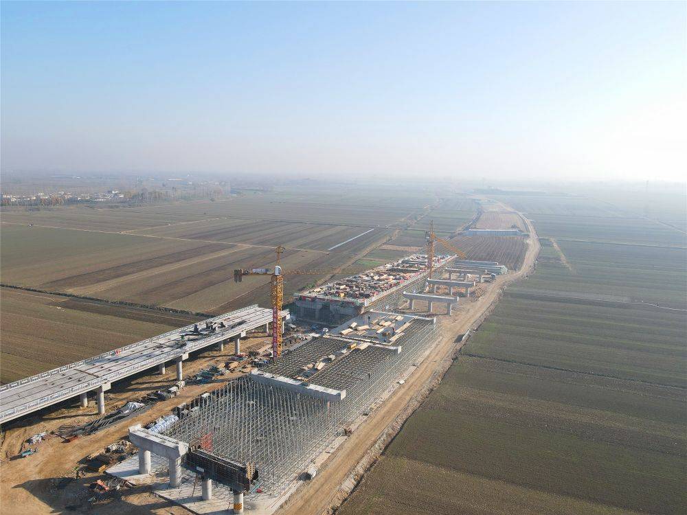 沈遂高速常庄枢纽互通建设如火如荼_施工_标段_工程