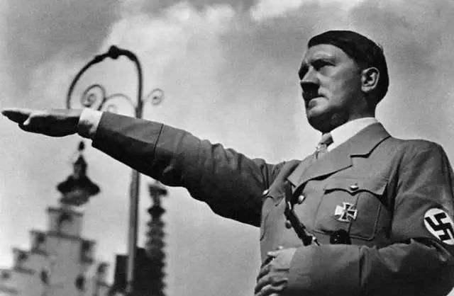 希特勒的肖像画图片
