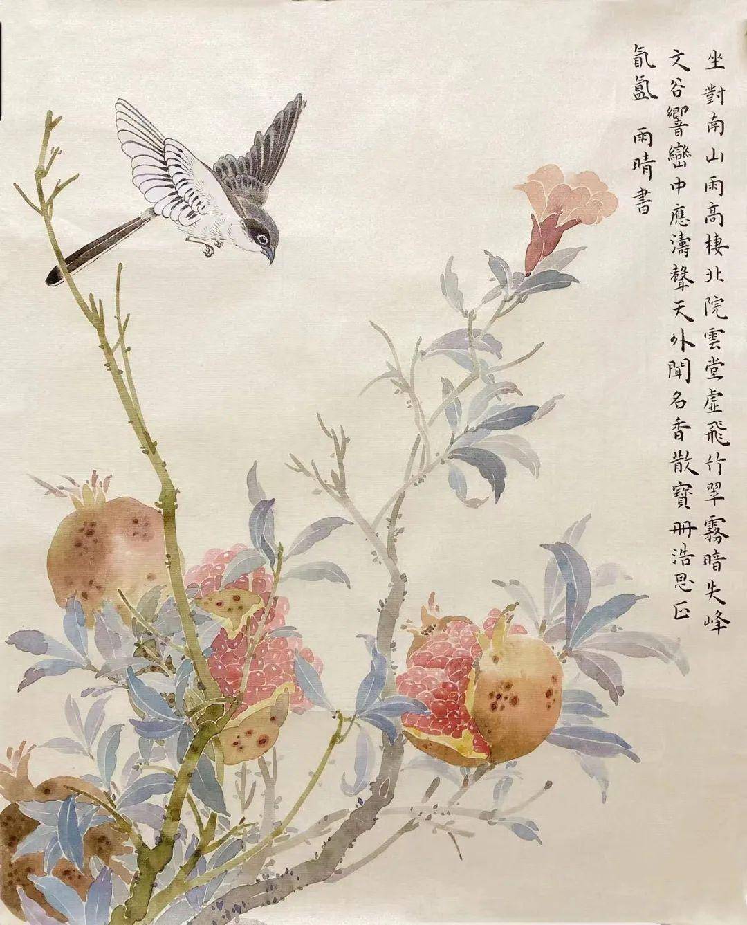 【集雅斋】实力派画家王雨晴花鸟画作品欣赏_黑龙江省_中国画_美术