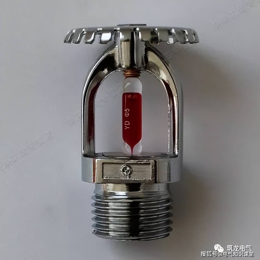 动作温度68℃玻璃球充液颜色为红色.