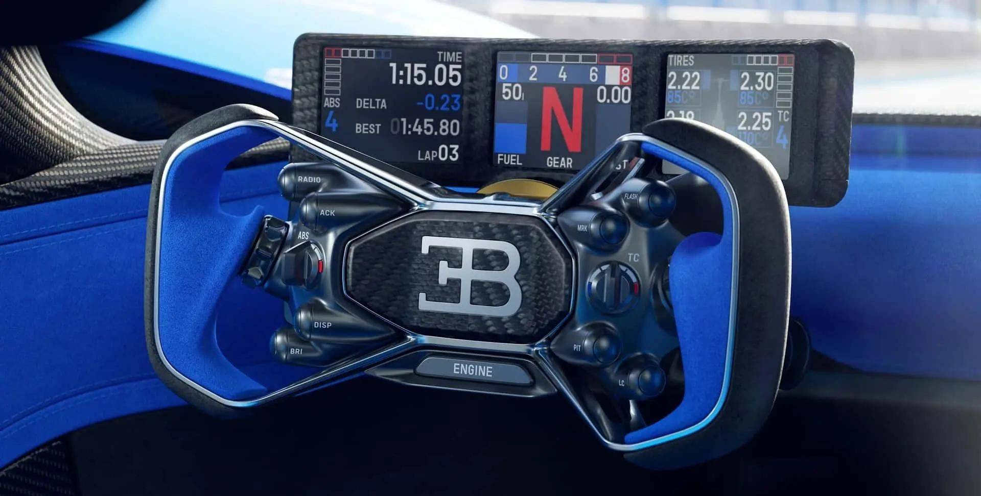 布加迪bolide:售价超3106万,异形方向盘设计与1850马力性能展示_搜狐