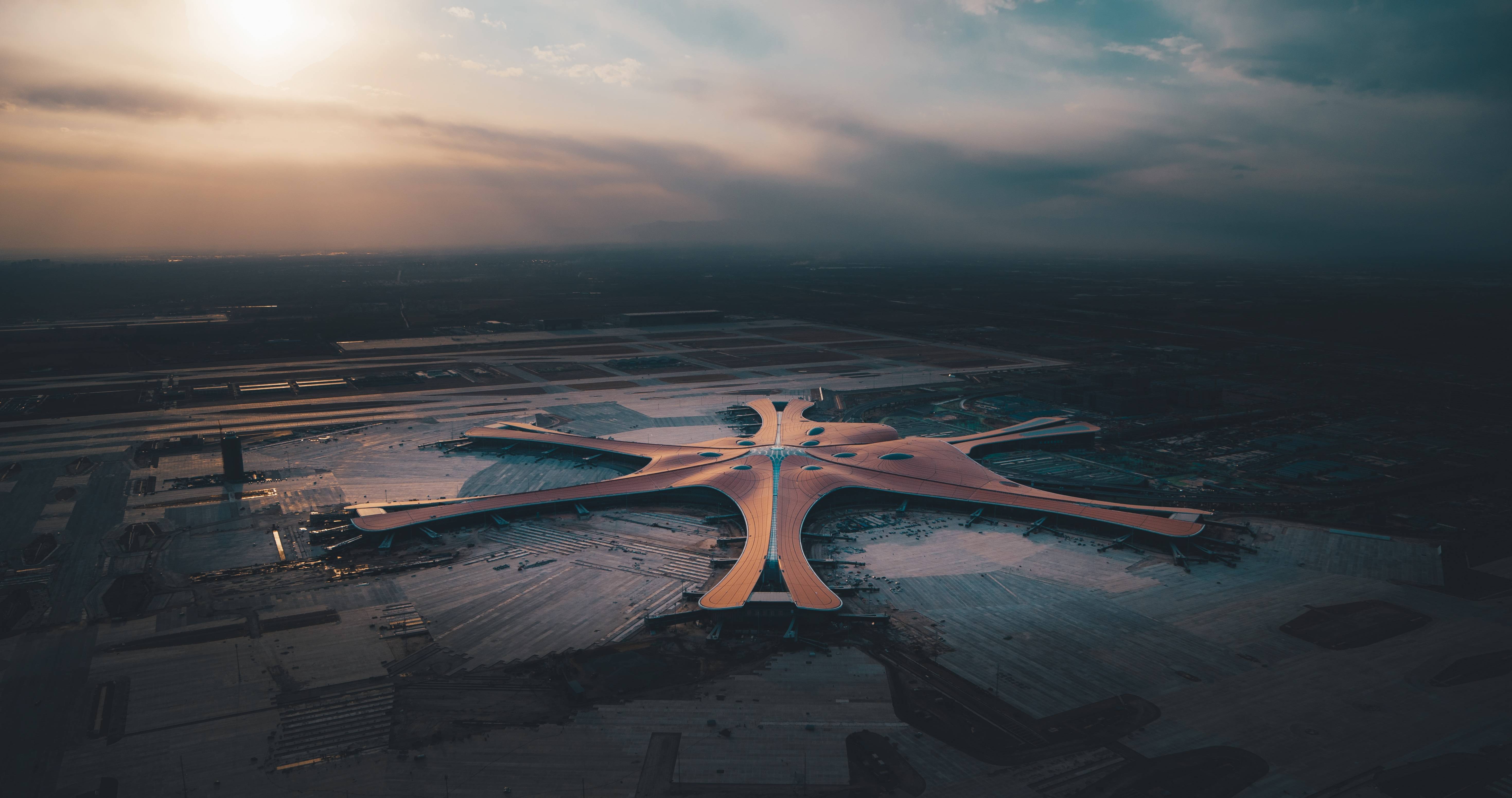 北京新机场9条跑道图片