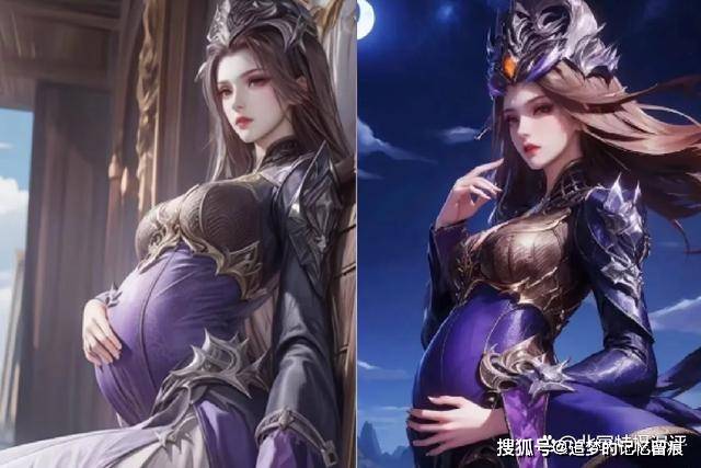 绝世唐门:初代女神怀孕版公开,千仞雪身材迷人,宁荣荣青涩!