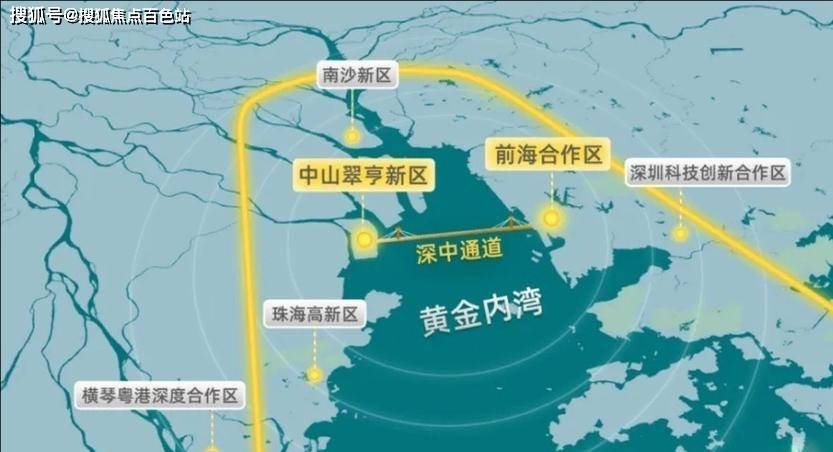 中山深中通道地图图片