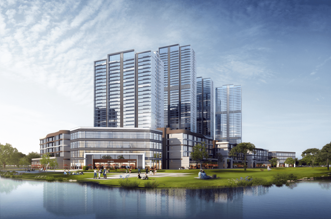 项目位于成都市温江区核心商圈"珠江新城"的江安河畔,总建筑面积约27.