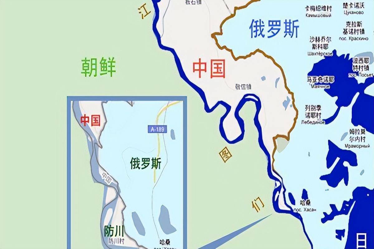 中国最窄的领土图片