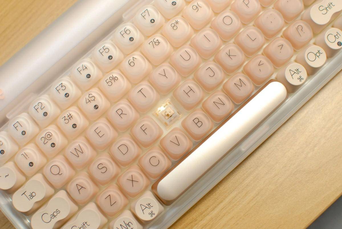 女生专属，最强颜值机械键盘洛斐Lofree粉底液来了