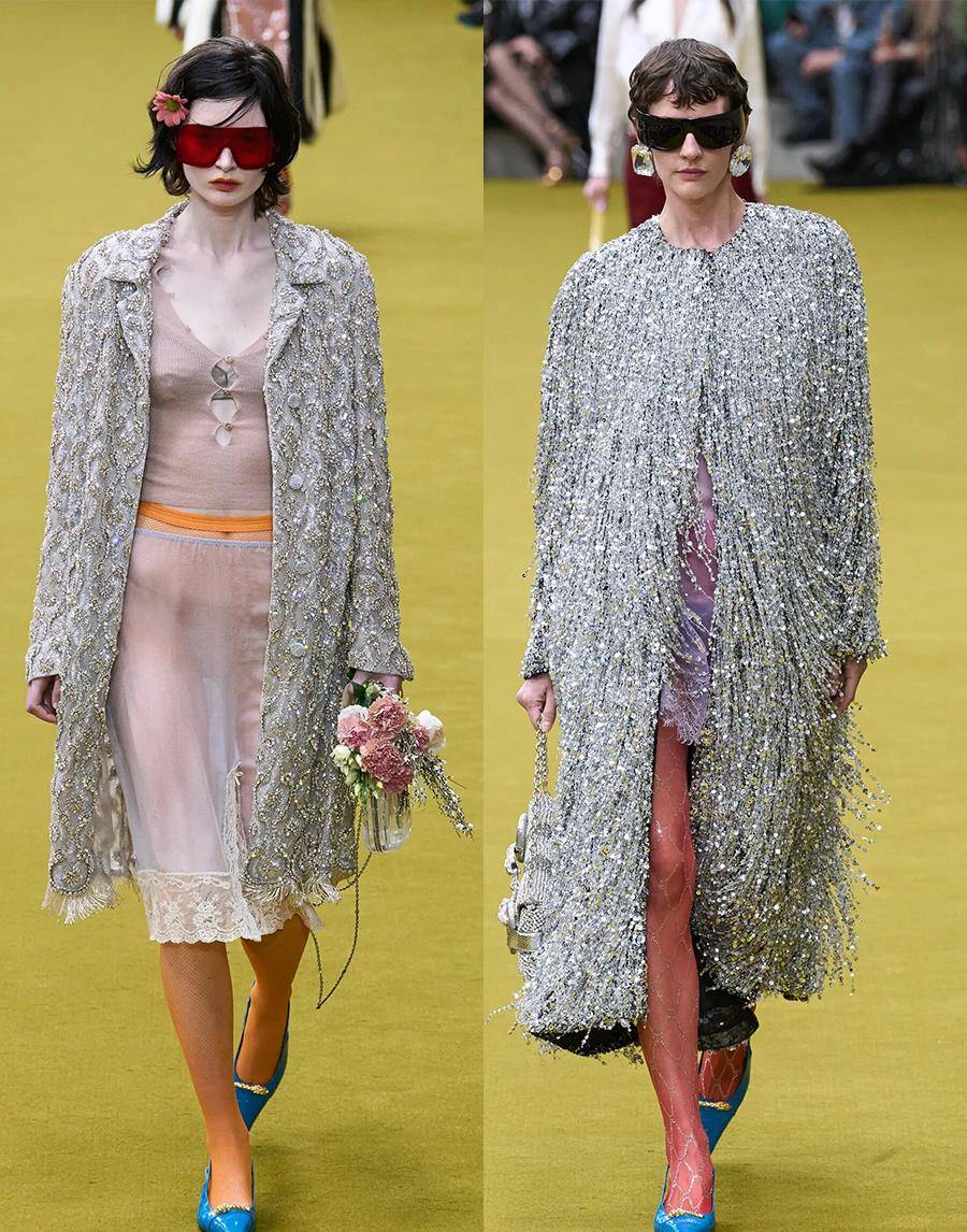 gucci 2023秋冬系列,质感gucci,简约,休闲又细致_衣服_服装_面料