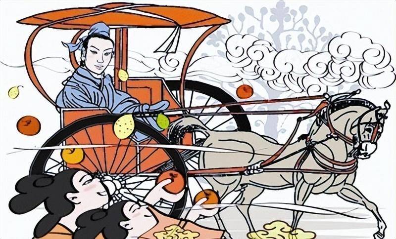 当他看到潘安郊游的潇洒,众人的捧月,左思也想效仿一下,但没想到却收