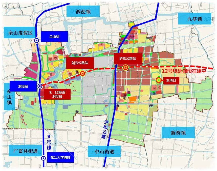 上海地鐵12號線西延伸線從現有的七莘路站出發,向西分別設場東路站,場