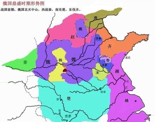 魏国能获得晋国核心区域河东郡,占据了超过其他两家诸侯的领土和人口